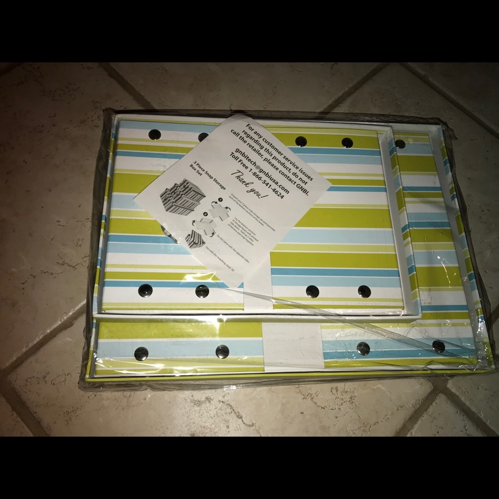 3 piece storage box